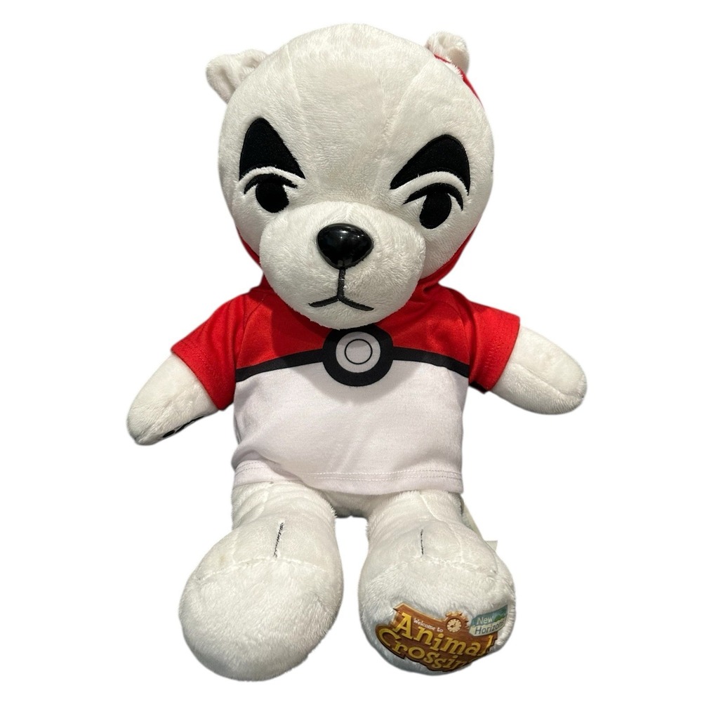 Build a‎ Bear Animal Crossing New Horizons KK Slider w Pokemon Shirt Plush
